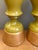 Vintage Gilt Tipped Painted Glass Lamps - A Pair For Sale In West Palm - Image 6 of 16
