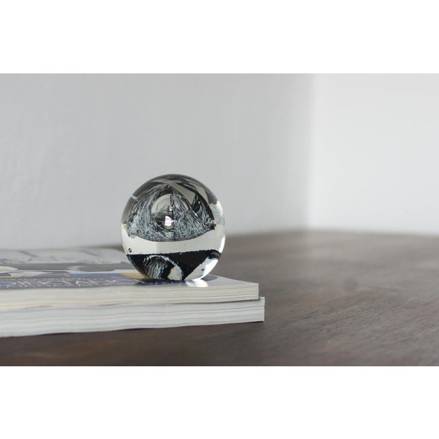 Vintage Italian Paperweight Ball, 1970s For Sale - Image 4 of 5