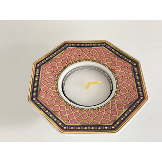Postmodern Vintage Tealight Holder by Versace for Rosenthal, 1990s For Sale - Image 3 of 5