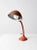 This vintage red gooseneck desk lamp showcases a dynamic Art Deco design. It features a sturdy cast iron base, flexible...