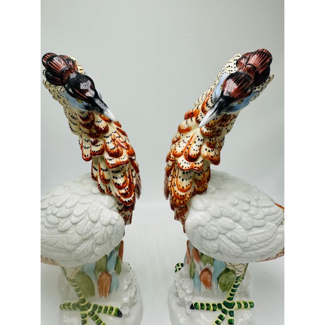 Mottahedeh Porcelain Birds, a Pair For Sale In Charleston - Image 6 of 9