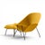 Black Eero Saarinen for Knoll Mid Century Womb Lounge Chairs With Ottomans - Pair For Sale - Image 8 of 13