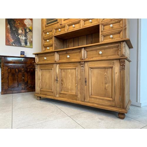 Gründerzeit Kitchen Cupboard in Wood For Sale - Image 11 of 15