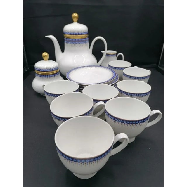 Bavarian Tea Set from Vohenstrauss Johann Seltmann, Set of 6 For Sale - Image 13 of 13