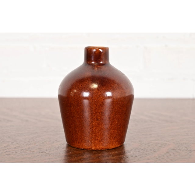 1920s Roycroft Pottery Antique Arts & Crafts Glazed Ceramic Jug, Circa 1920s For Sale - Image 5 of 12