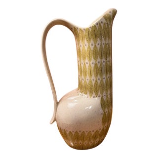 1950s Red Wing "Futura Golden Viking" Mid-Century Modern Ceramic Ewer For Sale