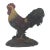 Vintage Large 12” Cast Iron Rooster Door Stop Jamb, Stopper, Patina, French Country Style Farmhouse For Sale
