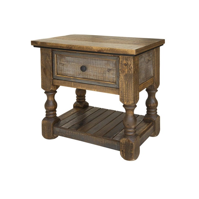 Add the rustic touch to your home with the Charlie collection. Made with solid pine wood and protected with water-based...