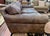 Brown Restoration Hardware Lancaster Classic Brown Leather Luxe Depth Sofa For Sale - Image 8 of 8