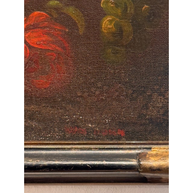 1920s Dutch Still Life, Oil on Board For Sale - Image 6 of 7