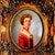 Old Painting on Wood with Golden Frame Home Decor Wall hanging. This vintage portrait of a lady is a timeless classic. The...