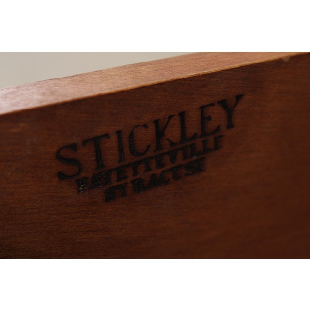 Stickley Cherry 2 Drawer Nightstand End Table For Sale - Image 13 of 14