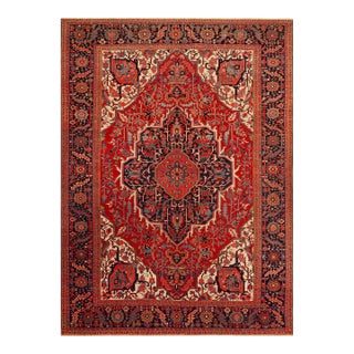 Nazmiyal Collection Antique Persian Heriz Rug For Sale