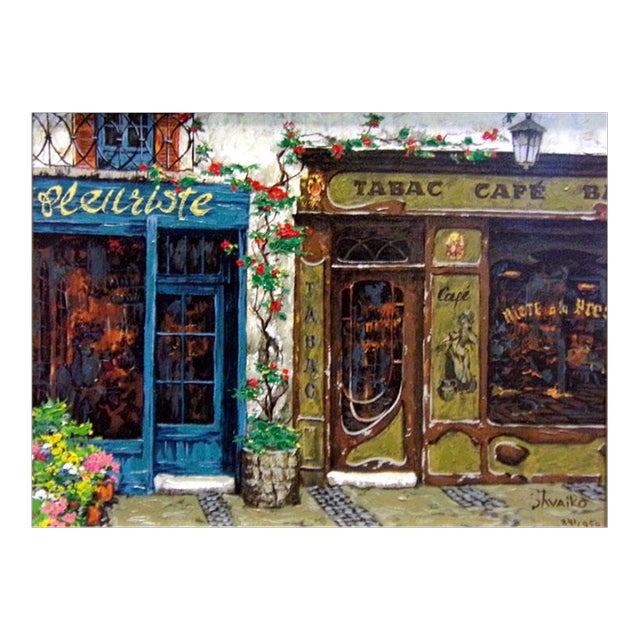 Viktor Shvaiko "Cafe Tabac" Les Bijoux De Paris Suite /the Jewel Collection Hs For Sale