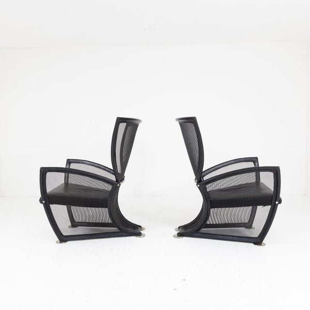 Arflex Privé Armchairs by Paolo Nava for Arflex, 1980s, Set of 2 For Sale - Image 4 of 10