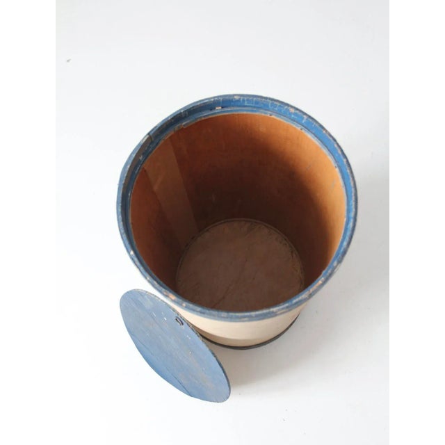 Antique Tall Wooden Pantry Box For Sale - Image 10 of 13