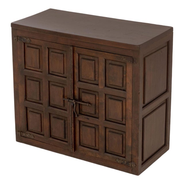 Spanish Colonial Oak Two-Door Cabinet, 18th Century For Sale