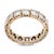 Mid-Century Modern Vintage 3.50 Carat Diamond 18k White Gold Eternity Band, Size 5.5 For Sale - Image 3 of 5