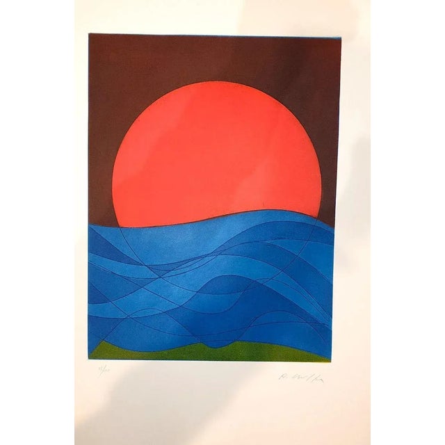 Image dimensions: 32 x 24 cm. Plate I from Suns/Landscapes is an original artwork realized beetween 1971 and 1972 by...