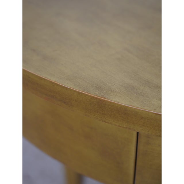Gold Painted 2 Tier 1 Drawer Empire End Table For Sale - Image 9 of 17
