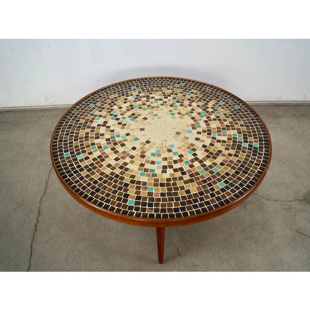 Wood 1960’s Mid-Century Modern Gordon & Jane Martz Mosaic Tile Coffee Table For Sale - Image 7 of 12