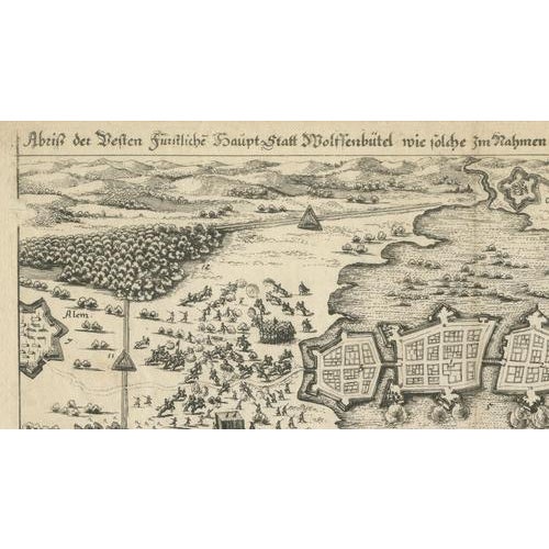 Copper Siege of Wolfenbüttel, 1635 For Sale - Image 8 of 9