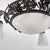 Metal Art Deco Wrought Iron Ceiling Lamp from Muller Freres, Luneville, 1930s For Sale - Image 7 of 14