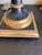Vintage Italian Wooden Ebonized & Parcel Gilt Tall Table Lamp With New Drum Shade For Sale - Image 12 of 15