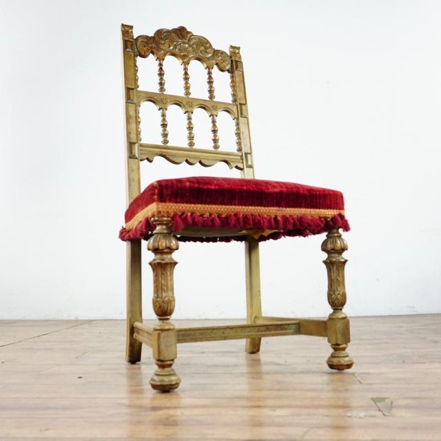 Vintage Spanish Style Carved Dining Chairs Set of 6 Chairish