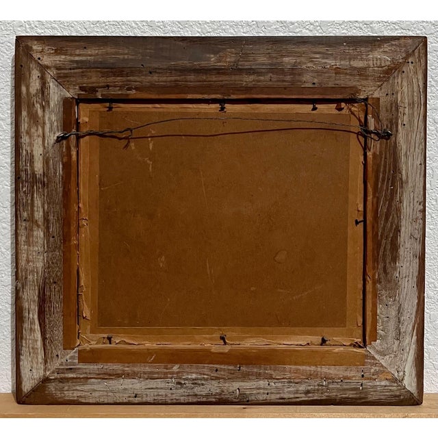 Beige Samuel Grunvald, 1940's American WPA Modernist New York City Watercolor Painting Tenement Market, c.1940s For Sale - Image 8 of 8