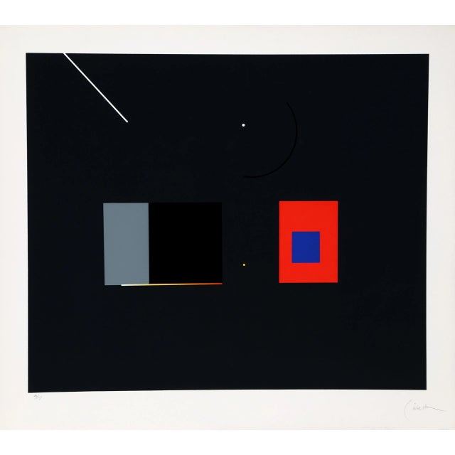 Geometric Serigraph III by Robert Einbeck For Sale - Image 4 of 4