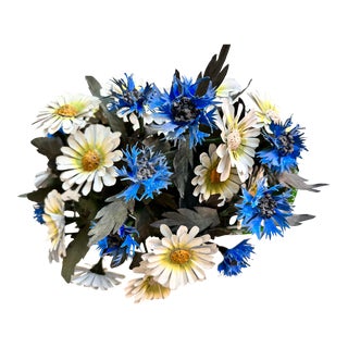 Vintage Italian Tole Individual Flowers For Sale