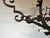 1940s Gothic Style 8 Light Round Wrought Iron Chandelier For Sale - Image 9 of 12