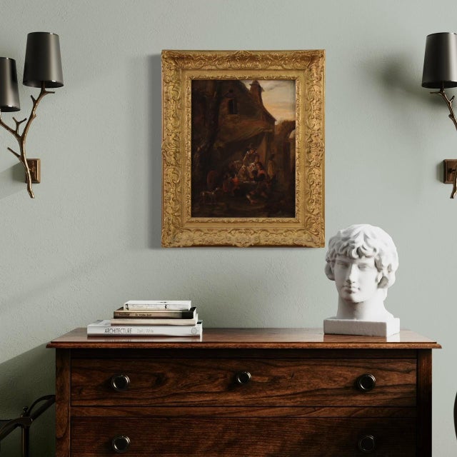 Flemish Artist, Card Players, 1750, Oil on Panel For Sale - Image 7 of 16