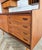 Wood Mid-Century Teak Bookcase with Pull-Out Writing Desk, 1960s For Sale - Image 7 of 18