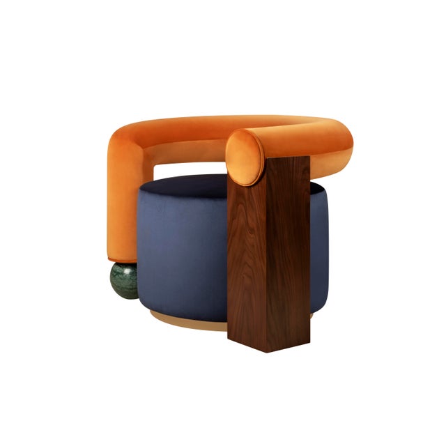 Not Yet Made - Made To Order Set of Galatea Armchair Set by Malabar For Sale - Image 5 of 17
