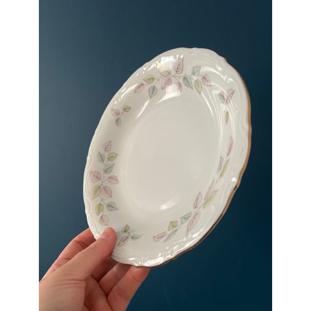 1950s Mid Century Modern Mitterteich Bavaria “Falling Leaves” Porcelain Dinner Service - 49 Pieces For Sale - Image 12 of 18