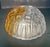 Amber Crystal Plate Glass Ceiling Light, 1978 For Sale - Image 6 of 6