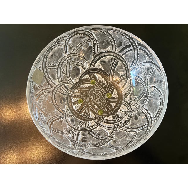 French Lalique Pinson Bowl For Sale - Image 3 of 9