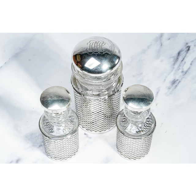 This exceptional antique vanity set exemplifies refined luxury and superb craftsmanship. Each piece is constructed with a...