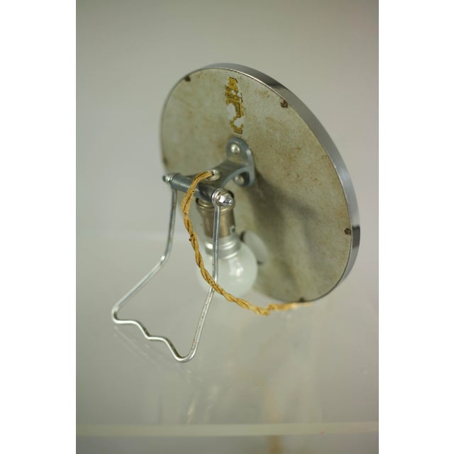 Silver French Silver Illuminating Mirror, 1950s For Sale - Image 8 of 14