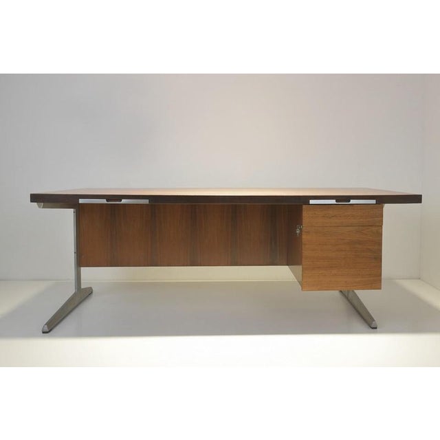 Article name: desk rosewood designer: marius byrialsen year: around 1968 manufacturer: nipu country: denmark measurements:...