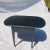Black Vintage Solid Mahogany Newly Grayish Black Painted Drop-Leaf Side Table For Sale - Image 8 of 12