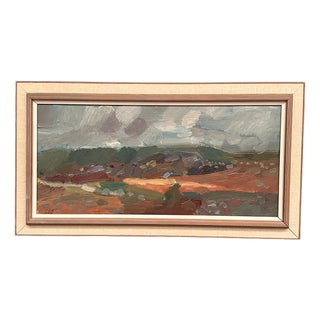 Gösta Stawåsen, Kärra Hösten, 1959, Oil on Canvas, Framed For Sale