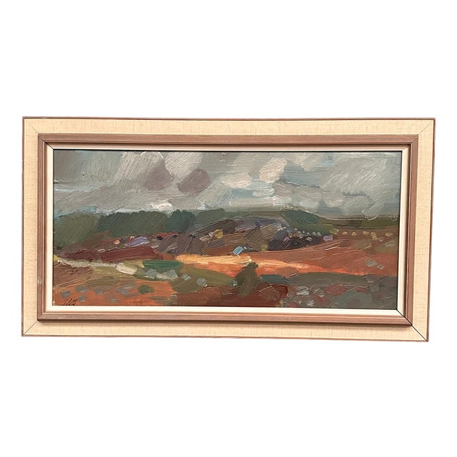 Gösta Stawåsen, Kärra Hösten, 1959, Oil on Canvas, Framed For Sale