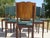 Art Deco Chairs in Wood and Green Faux Leather, 1940s, Set of 6 For Sale - Image 13 of 18