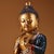 Metal Vintage Gilt Bronze Shakyamuni Buddha Statue on Lotus Base - Asian Sculpture For Sale - Image 7 of 9