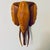 Vintage Hand Carved Wood Elephant Wall Art For Sale In Raleigh - Image 6 of 6