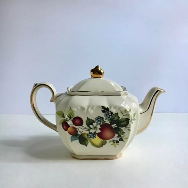 1930's Sadler England Fruit "Cube" Tea Pot For Sale - Image 12 of 13