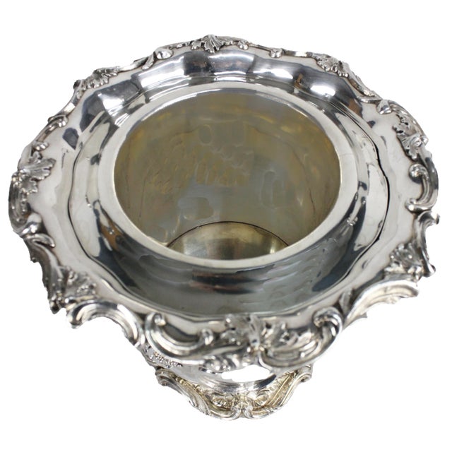 1830s Henry Wilkinson Old English Sheffield Silverplate Wine Cooler; 2 Available For Sale - Image 9 of 9